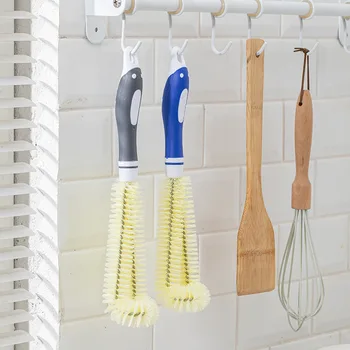 Fabrica ridicata mâner lung cupa perie curatare perie biberon poate bloca bucătărie cana termos perie de curățare