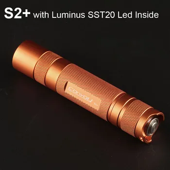 Orange Convoi S2 Plus cu Luminous SST20 Lanterna Led-uri 18650 Flash Lanterna EDC Camping Pescuit Lumina de Lucru de Înaltă Puternic Linterna