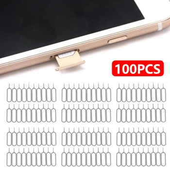 100/50/10/1BUC SIM Card Tray Deschiderea Pin Instrumente de Înlocuire Cheie Pentru iPhone Samsung Toate Telefoanele Xiaomi Universal Ejector Ac