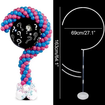 1set DIY Semn de Întrebare Balon cu Stand Cadru Gen Dezvăluie Consumabile Partid Balon Coloana Structura Copii Baby shower Ziua Decor