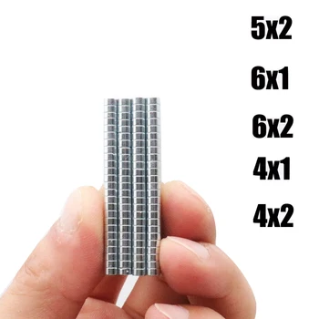 Fierbinte 5x2 6x1 4x2 6x2 5x1mm Magnet de Neodim NdFeB Rundă Super-Puternic, Puternică Magnetic Permanent imanes Disc 4x1 5x3mm