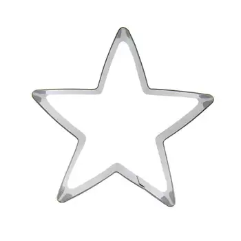 Mare de Cinci stele a subliniat Cookie cutter biscuit relief mașină de Patiserie bomboane din oțel Inoxidabil, forme pentru copt Tort decora Instrumente