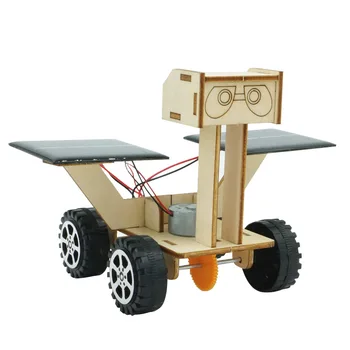 Ansamblul de Energie Solară Moon Rover Model de Robot de Experiment Științific Copii DIY Jucărie