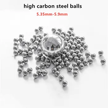 500pcs solid din oțel carbon de înaltă bile Dia 5.35 5.4 5.45 5.46 5.47 5.48 5.5 5.51 5.53 5.56 5.6 5.89 5.9 mm bilă de oțel șirag de mărgele de rulment