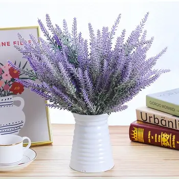 1 Pachet Provence Lavender Fals Buchet De Mireasa Acasă Decor Petrecere De Nunta, Decoratiuni De Interior De Înaltă Calitate Flori Artificiale