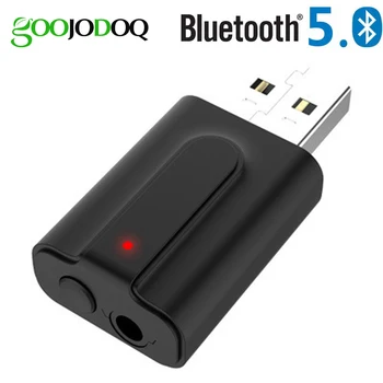 Receiver Audio Bluetooth Transmițător Bluetooth 5.0 Muzică Stereo de 3,5 mm AUX Jack 2-in-1 USB Wireless Receptor Adaptor pentru TV, PC