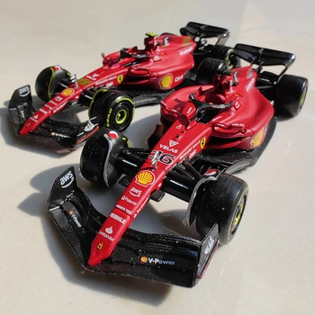 2022 Bburago 1:43 Ferrari F1-75 De Curse De Masini Formula Modele #16 #55 Simulare Turnat Sub Presiune Din Aliaj Model Static Vehicule Pentru Copii