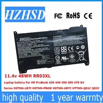 11.4 v 48WH RR03XL baterie Laptop Pentru HP ProBook 430 440 450 455 470 G4 HSTNN-LB7I HSTNN-PB6W HSTNN-UB7C HTTNN-Q01C Q02C