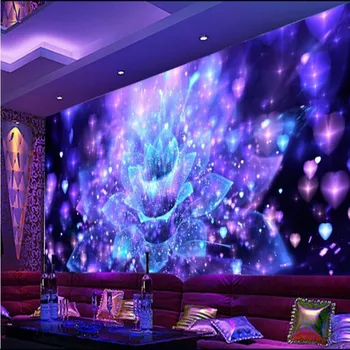 Beibehang Personalizate 3D Stereo imagini de Fundal Cool Cluburi de noapte, Floare de Bar TV 3D Living Imagini de fundal de Fundal papel de parede