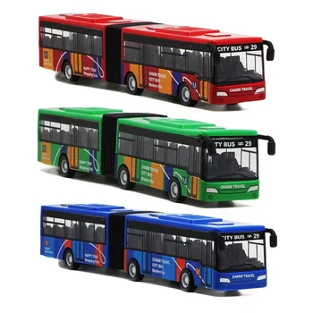 1:64 Aliaj Model De Autobuz De Vehicule City Express Autobuz Dublu Autobuze Turnat Sub Presiune Vehicule Jucarii Amuzante Trage Înapoi Mașina Copii Cadouri Pentru Copii