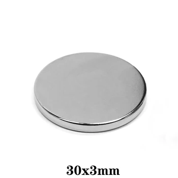 1/2/5/10/20/30buc 30x3 mm Puternic Cilindru de pământuri Rare Magnet 30mmX3mm Rotund Magneți din Neodim 30x3mm Mare Disc Magnet 30*3 mm