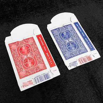 20buc/lot Originale Gol Card Caseta de culoare Roșie sau Albastră Disponibile Aproape Magic Accesoriu Card Truc de Magie Doar pentru Magician Rider 808