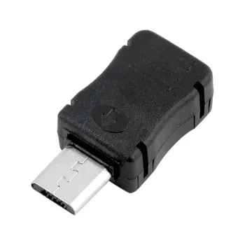 20buc/lot Micro USB 5 Pini T Port de sex Masculin Priza Conector cu Capac de Plastic pentru DIY Dropshipping