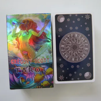 noul pachet de Tarot oracole carduri misterioase divinație Gregory Scott cărți de tarot pentru femei fete carti de joc tabla de joc