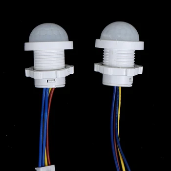 1 BUC 110/220v Sensibile la Lumina Infrarosie Senzor de Mișcare, Senzor Automat de Lumina Comutator Casa si gradina