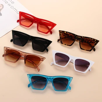 Moda ochelari de Soare Patrati Femei Designer de Lux Om Cat de Ochi Ochelari de Soare Clasic Vintage Protecție UV400 în aer liber Ochelari