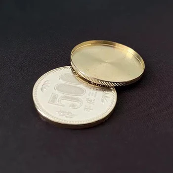 1buc Extins Shell Japonia 500 de Yeni (Alama, Aurit) Accesorii Truc de Magie cu Monede Magia Recuzită Iluzii Truc Ușor de A Face