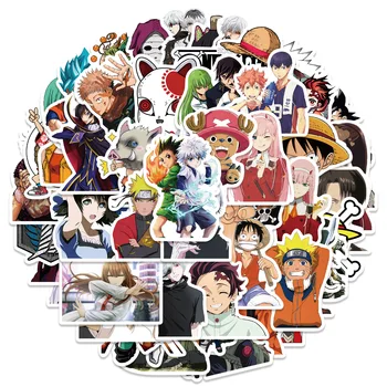 50PCS Japonia Anime Populare de Colectare Graffiti One Piece Naruto Autocolant rezistent la apa Skateboard Cana de Apa de Bagaje Autocolant en-Gros