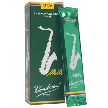 Vandoren saxphone stuf cutie verde java duritatea de 2,5--3.5 profesionale Tenor stuf saxphone reed