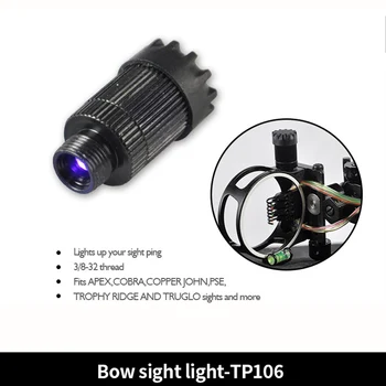 Toppoint TP106 Vedere Arc Dispozitiv de Violet de Iluminat Reglabil Ceata Reostat cu LED se Potrivesc 3/8