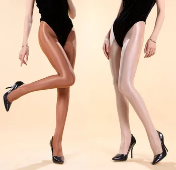 Etapa Performanta Sexy Modelarea Ciorapi Super Ulei Stralucitor Slab Chilot Pentru Femei 70D Elastic Dans Dresuri de Mătase Lucioasă Ciorapi