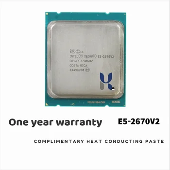 Intel Xeon E5-2670v2 E5 2670v2 E5 2670 v2 2.5 GHz Zece-Douăzeci de Bază-Fir CPU Procesor 25M 115W LGA 2011