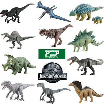 Takara Tomy ANIA Animal Advanture Lumea Jurassic Velociraptor, Stegosaurus Uscat Dragon, Dinozaur Brachiosaurus figurina Jucarie