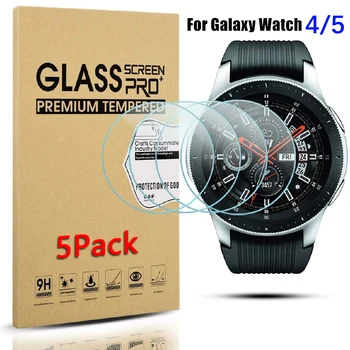 5-1buc Ceas 5 4 Ecran Protector de Sticlă Pentru Galaxy Watch 5 5Pro 4 40mm 44mm Folie de Protectie Pentru Samsung Watch 4 Classic 42/46mm