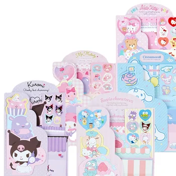 Sanrio Carte De Drăguț Comunicare Plic De Hârtie Set De Autocolant De Drăguț Hello Kitty Melodie Costum De Animal Decor Jucarie Cadou