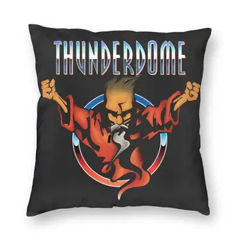 Thunderdome Logo-ul față de Pernă de Imprimare 3D sex fara Preludiu Gabber Festival de Muzică Podea Pernă pentru Masina Rece Pillowcover Decor Acasă