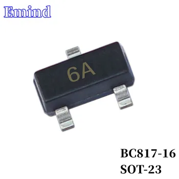100/200/300Pcs BC817-16 SMD Tranzistor Amprenta SOT-23 Silkscreen 6A Tip NPN 45V/500mA Bipolar Tranzistor Amplificator