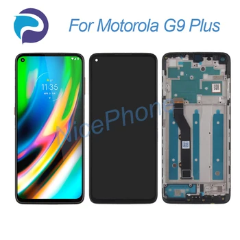 pentru Motorola G9 Plus Ecran LCD + Touch Digitizer Display 2400*1080 XT2087-1 Moto G9 Plus LCD Ecran display