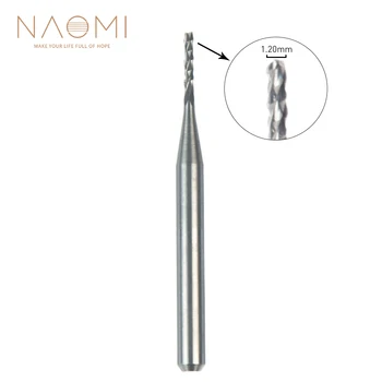 NAOMI Fileu, Groove freze 1.2 mm HSS Oțel Vioara Lutier Instrument Vioară Rectificat Freze pentru prelucrarea Lemnului