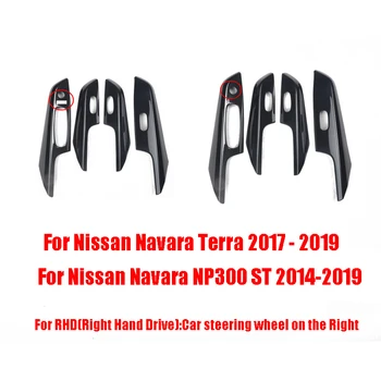 RHD Pentru Nissan Navara NP300 ST 2014-2019 terra Ușă Interioară cotiera geamurilor Buton Comutator Capac Panou Ornamental Accesorii