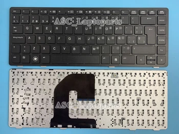 Noi spaniolă Teclado Tastatura Pentru HP Probook 6460b 6465b Cadru Negru Negru Fără Punct Stick