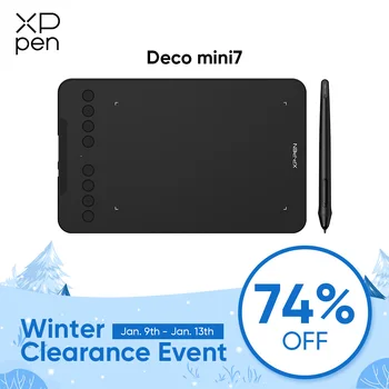 XP-Pen Deco01 Mini Tableta Grafica Deco mini 7 Digital Drawing Tablet 7*4 8 inch Express Suport Chei de Înclinare Android, Mac, Windows
