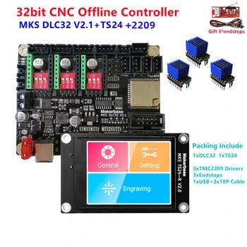 MKS DLC32 V2.1 TS24 afișa 32 bit GRBL CNC bord offline controller 3018 PRO MAX kit de upgrade pentru Router CNC cu Ax mașină