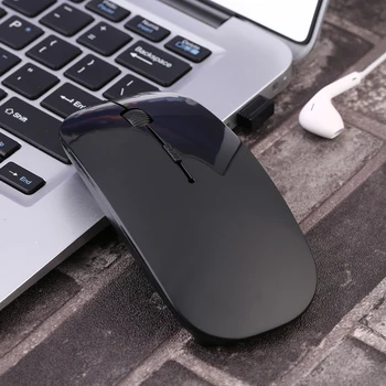 Mouse-ul fără Fir 1600 DPI USB Optical Mouse de Calculator fără Fir 2.4 G Receptor Ultra-subțire mouse-ul, Mouse-ul fără Fir Pentru PC-Uri