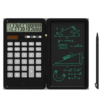 Electronice Memo Pad Calculator cu Calculator 12 Cifre Calculator Simplu Multi-funcțional 6.5 Inch Digital Memo Învățare