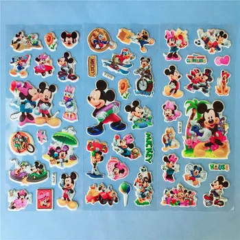 12PCS Mickey Mouse Minnie Mouse-Petrecerea Favoarea Autocolante Drăguț Giveaway Suvenir petrecere de Aniversare pentru Copii Cadouri