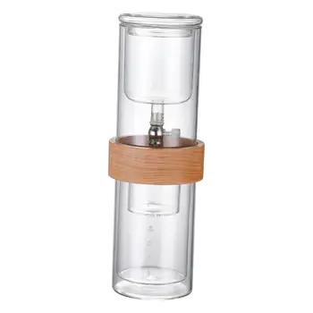 Sticlă de Gheață Picurare Cafea Portabil Rece Filtru de Cafea prin Picurare Picurare Oală de Sticlă pentru Camping