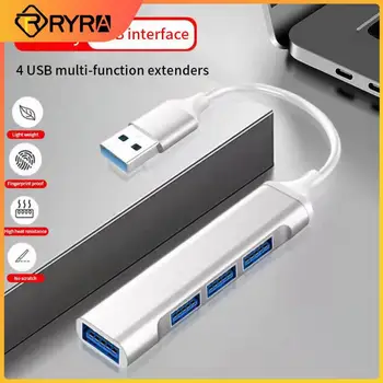 RYRA USB Docking Station Cablu de Extensie de Tip C Expansiune Dock cu două Capete Laptop 1 Din 4 Hub Deconcentrator USB Extender