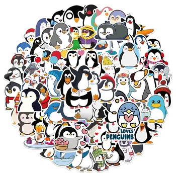 10/30/50/100buc Desene animate Pinguini Drăguț Autocolante Jucărie DIY Laptop Depozitare Chitara Frigider Casca Valiza Decal Decorative Copii Autocolant