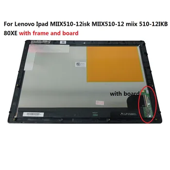 De 12,5 inch Laptop monitor LCD Pentru Lenovo Ipad MIIX510-12isk MIIX510-12 miix 510-12IKB 80XE ecran tactil de asamblare cu cadru