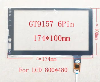 7 inch Radio Auto MP5 GPS Capacitiv Senzor Touch Screen Digitizer Panou de Sticlă GT9157 6pini 174*100mm LXH-TPC0037-677 HC-36GT911