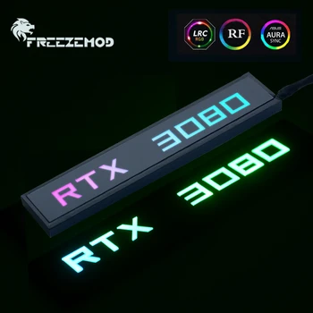 FREEZEMOD GPU Panou Lateral RTX3090 GTX ROG PC Decor placa Video Placa de Credință Lampa de Apă rece AURA de SINCRONIZARE XYD-5V Răcire ARGB