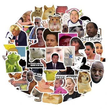 10/30/50PCS Celebritate pe Internet Emoticoane Amuzant Autocolante Meme Estetice Laptop Telefon rezistent la apa DIY Decal Autocolant Pachete de Copil Jucărie