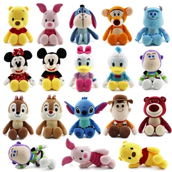 Disney Jucarie De Plus Winnie The Pooh, Mickey Mouse, Minnie Tigru Drăguț Animale Împăiate Papusa Toy Story Buzz Lightyear Sheriff Woody