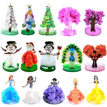 În Creștere De Cristal Copac Jucărie De Cristal Distractiv De Crăciun Ciorap De Umplere Cadou De Ziua De Nastere
