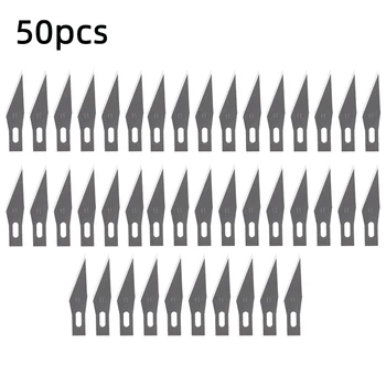50/100buc #11 Lame din Oțel Inoxidabil Lame de Gravare Metal Blade Sculptură în Lemn Lamă de Cuțit de Înlocuire Bisturiu Chirurgical Ambarcațiuni